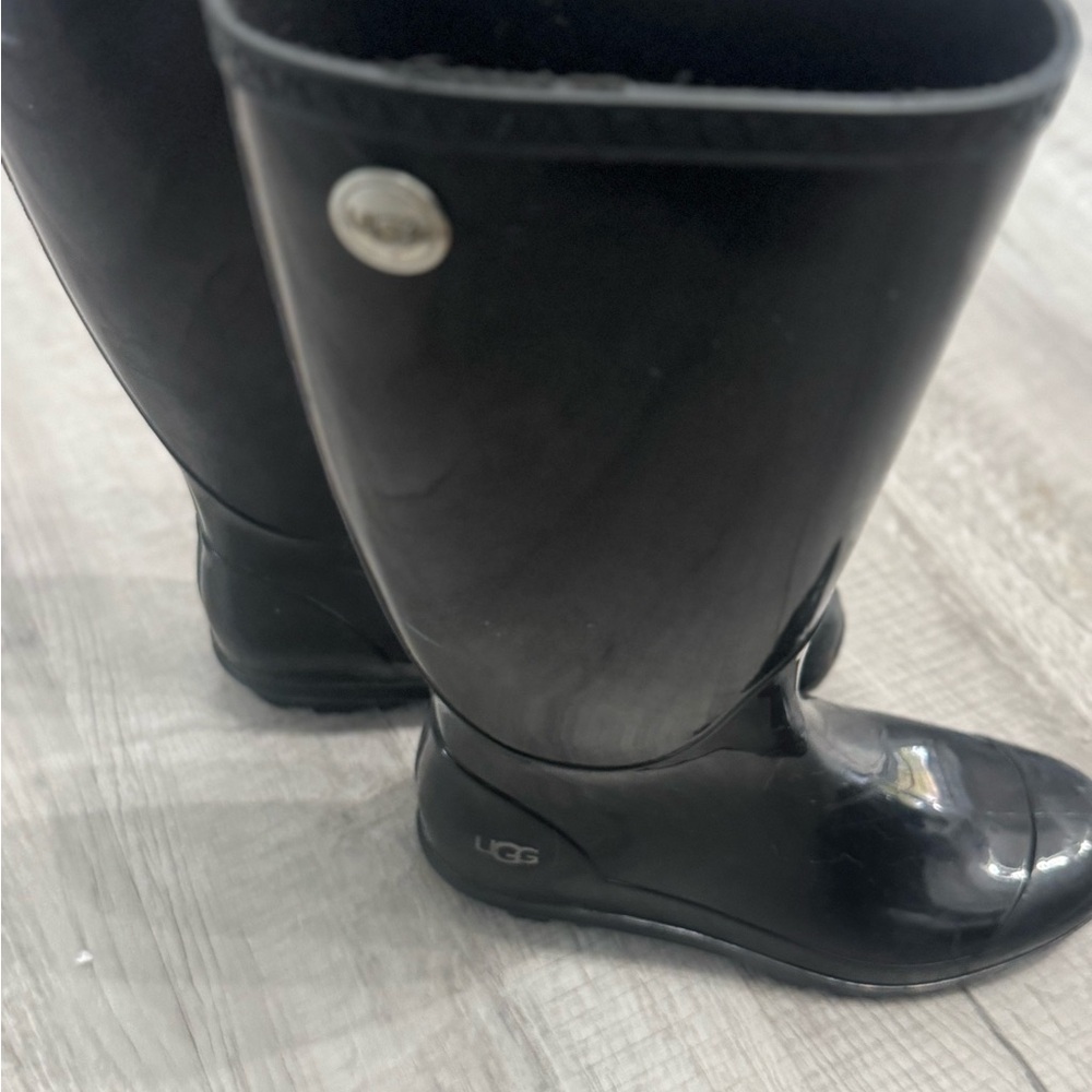 UGG Black Women's Winter & Rain Boots - Picture 5 of 13